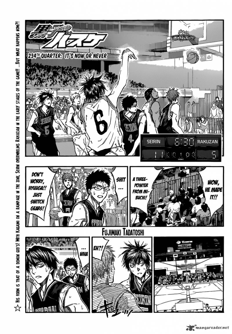 Kuroko No Basket Chapter 234 Page 1