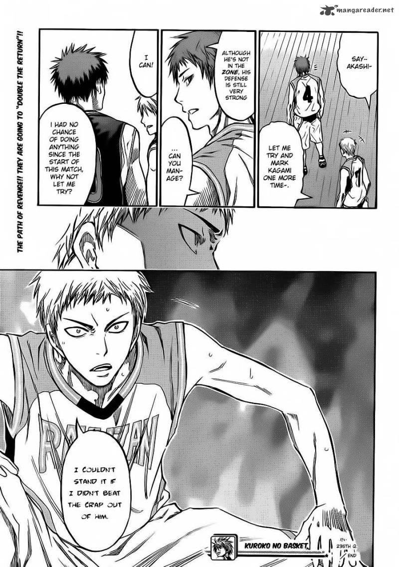 Kuroko No Basket Chapter 235 Page 20