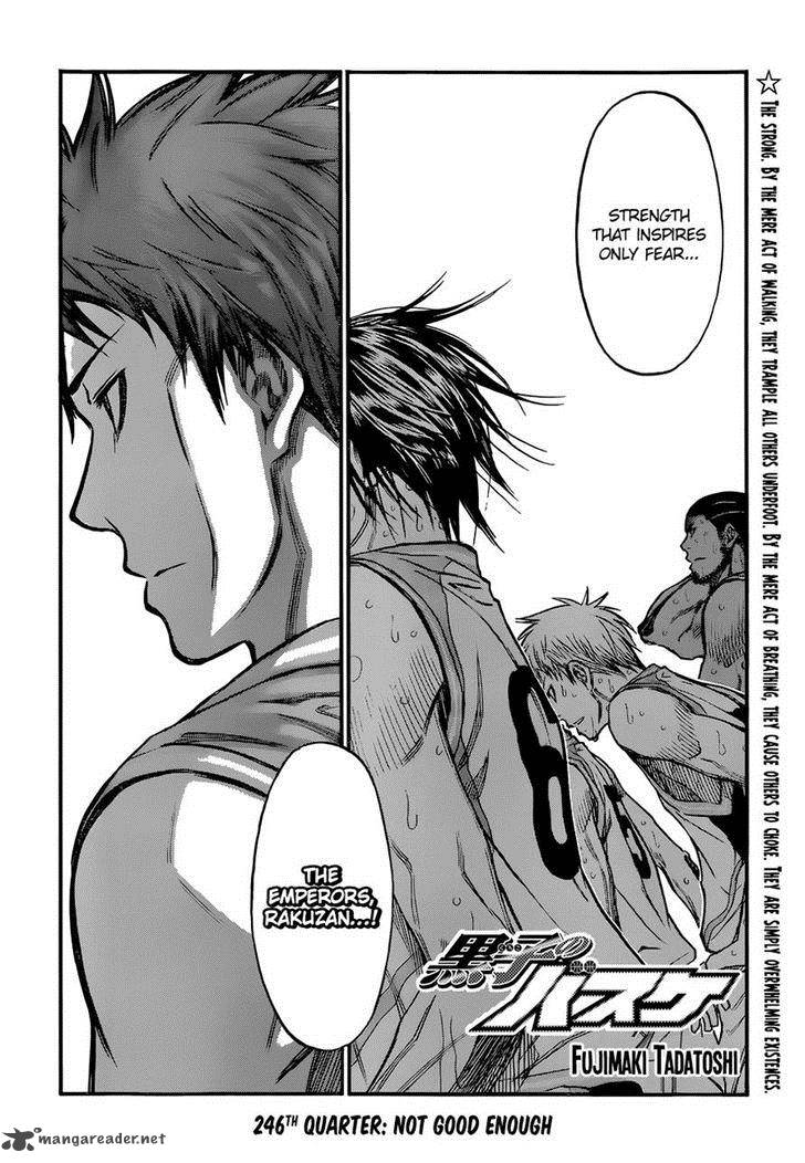 Kuroko No Basket Chapter 246 Page 2