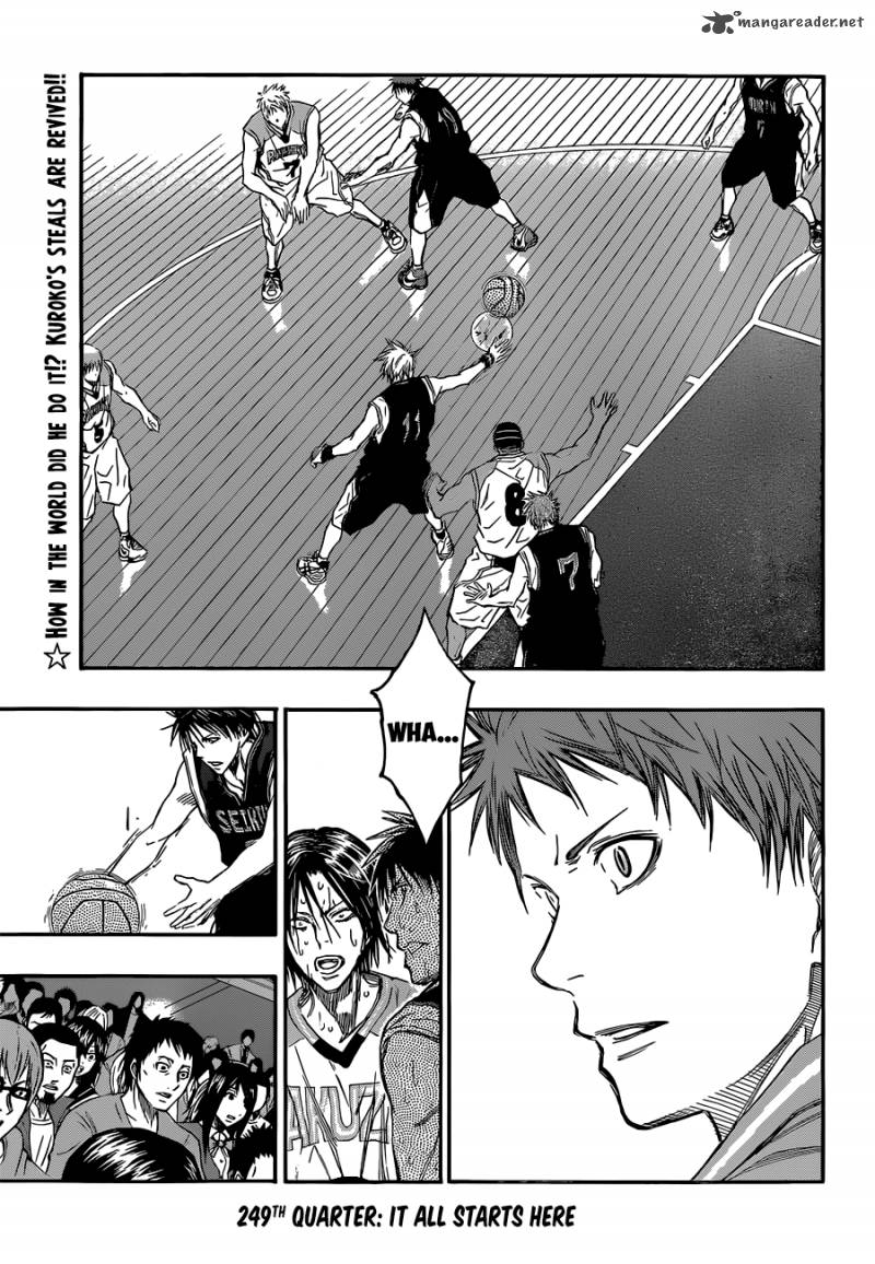 Kuroko No Basket Chapter 249 Page 4