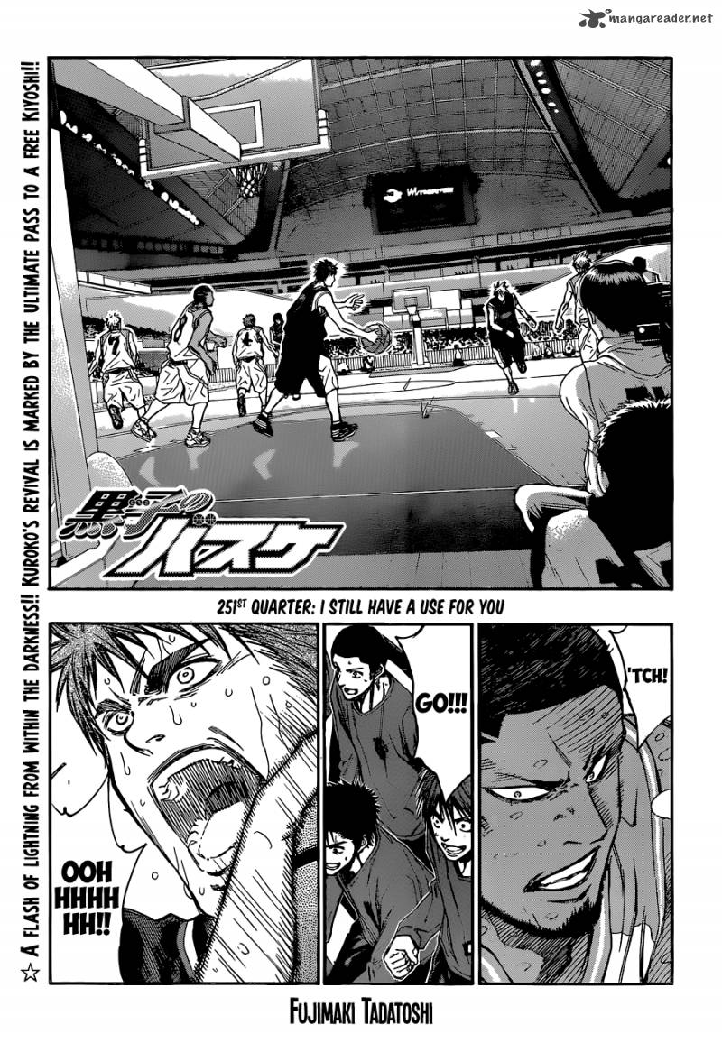 Kuroko No Basket Chapter 251 Page 1