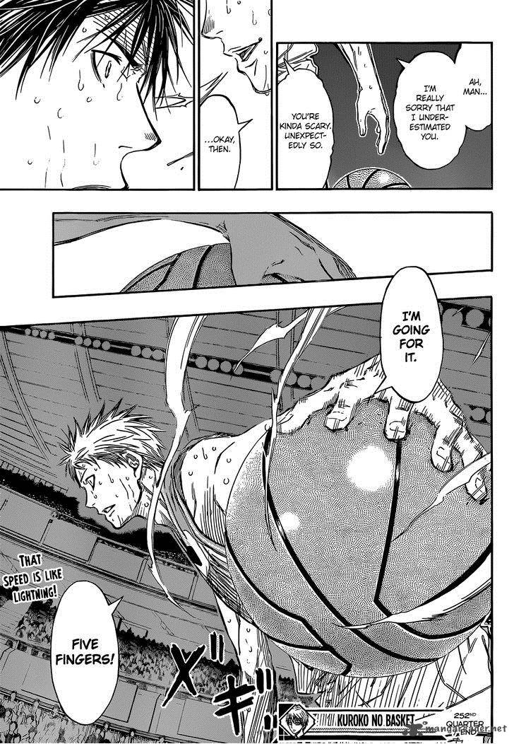 Kuroko No Basket Chapter 252 Page 19
