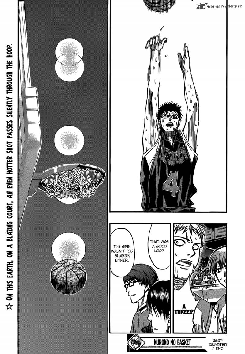 Kuroko No Basket Chapter 259 Page 20