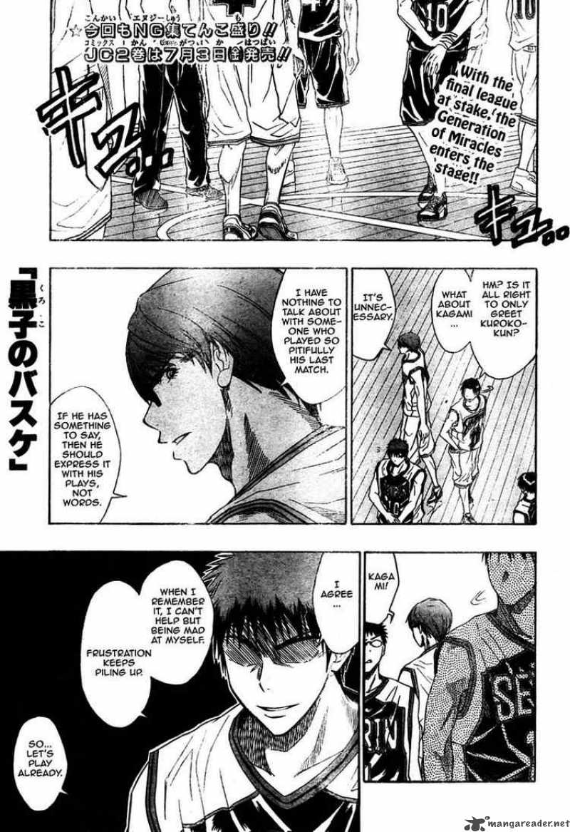 Kuroko No Basket Chapter 26 Page 1