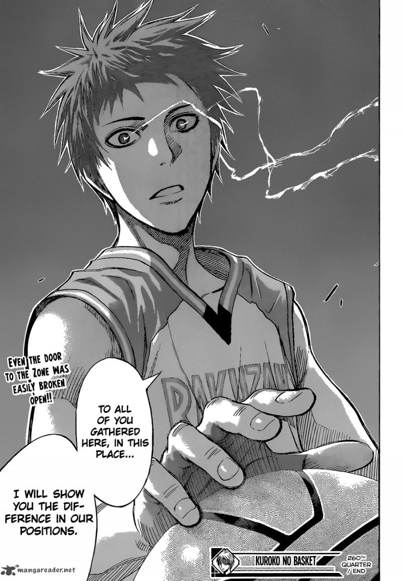 Kuroko No Basket Chapter 260 Page 20