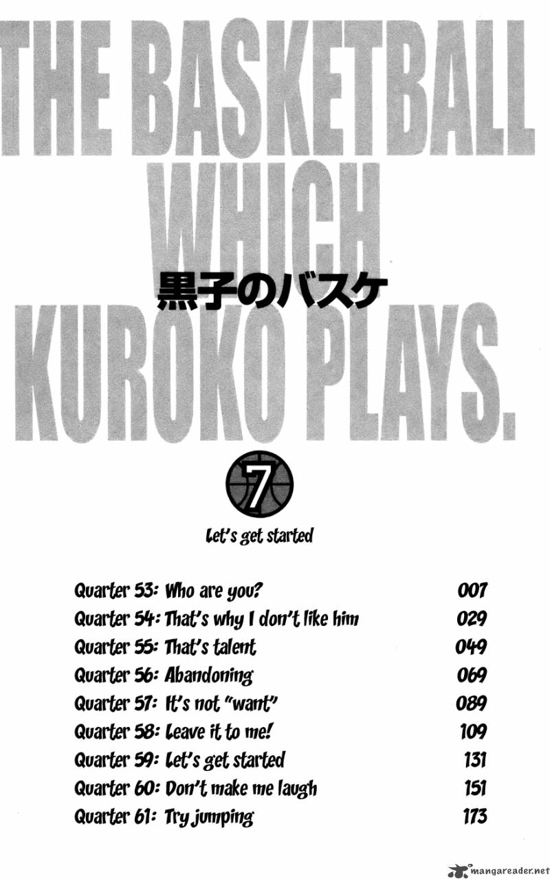 Kuroko No Basket Chapter 53 Page 6