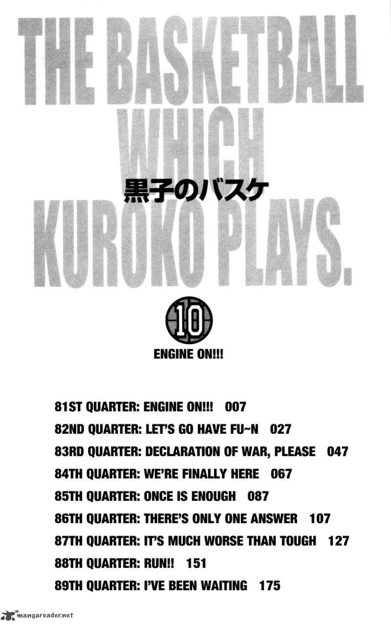 Kuroko No Basket Chapter 81 Page 5