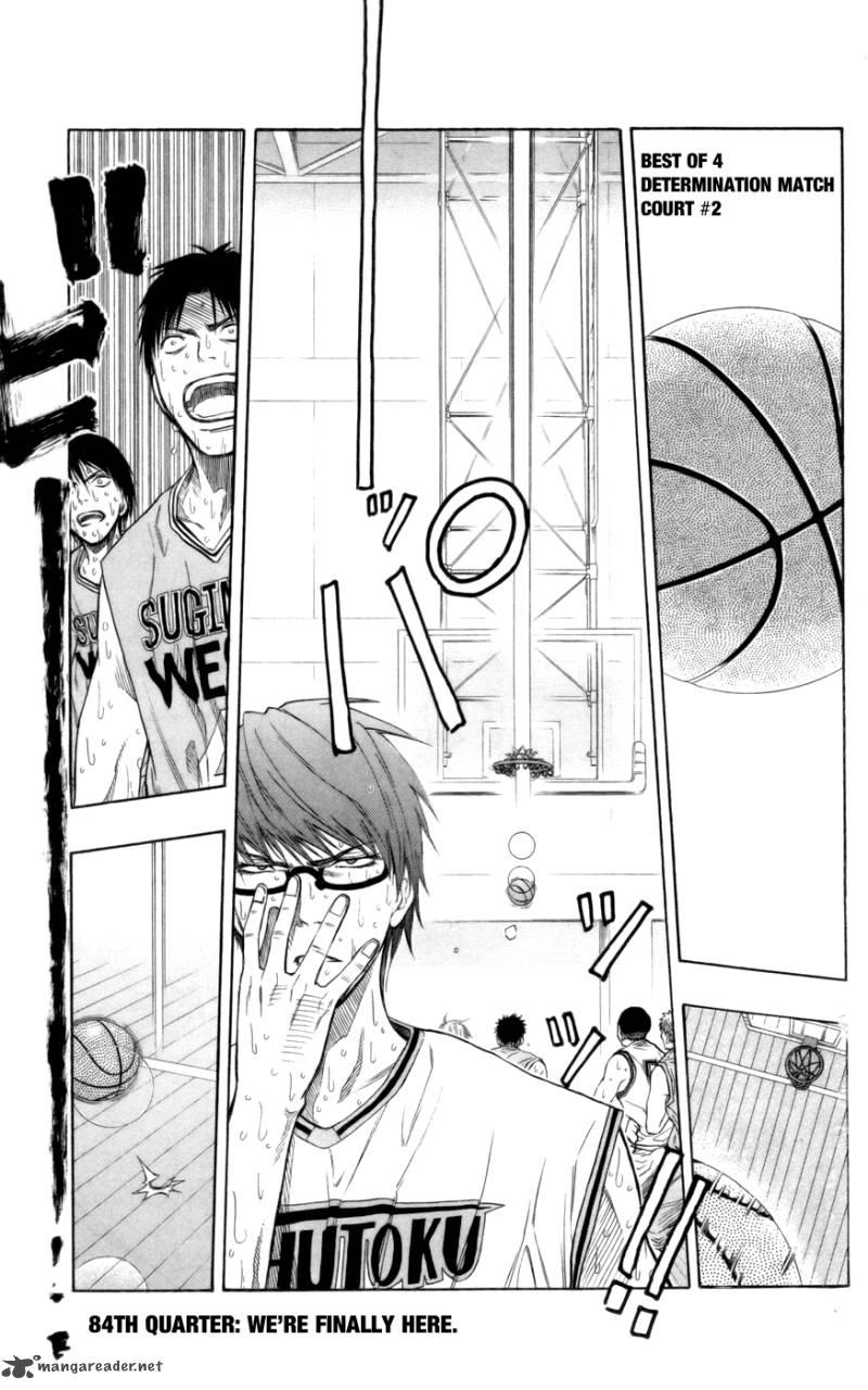 Kuroko No Basket Chapter 84 Page 1