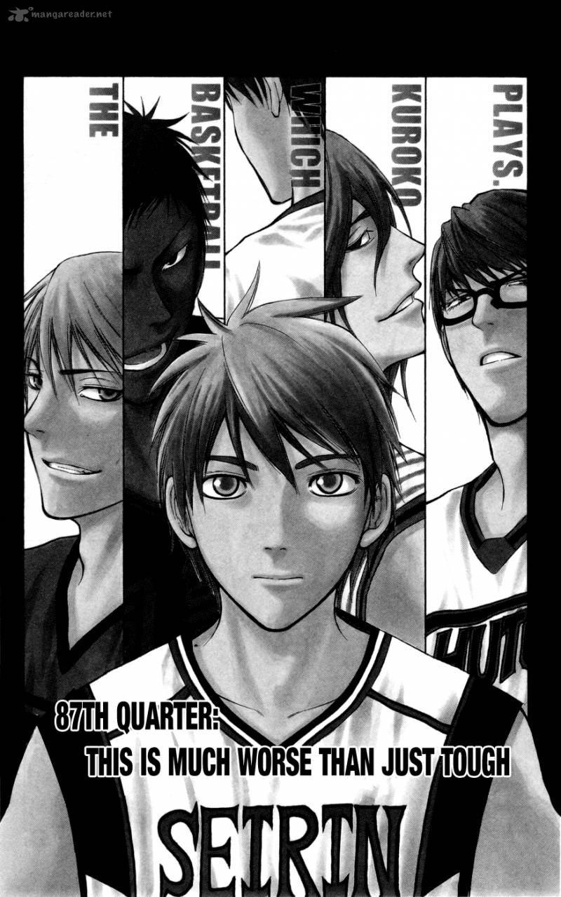 Kuroko No Basket Chapter 87 Page 1