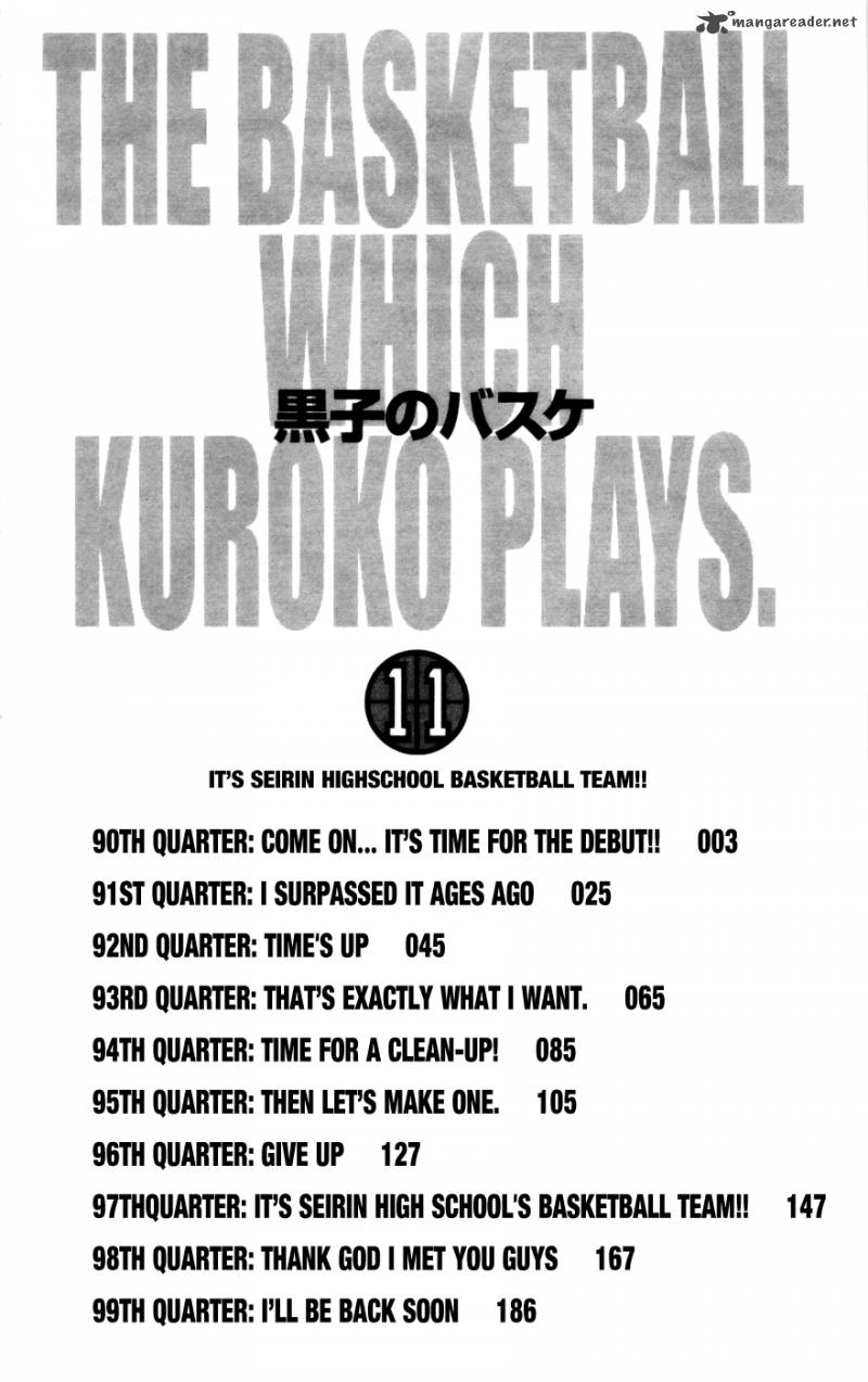 Kuroko No Basket Chapter 90 Page 3