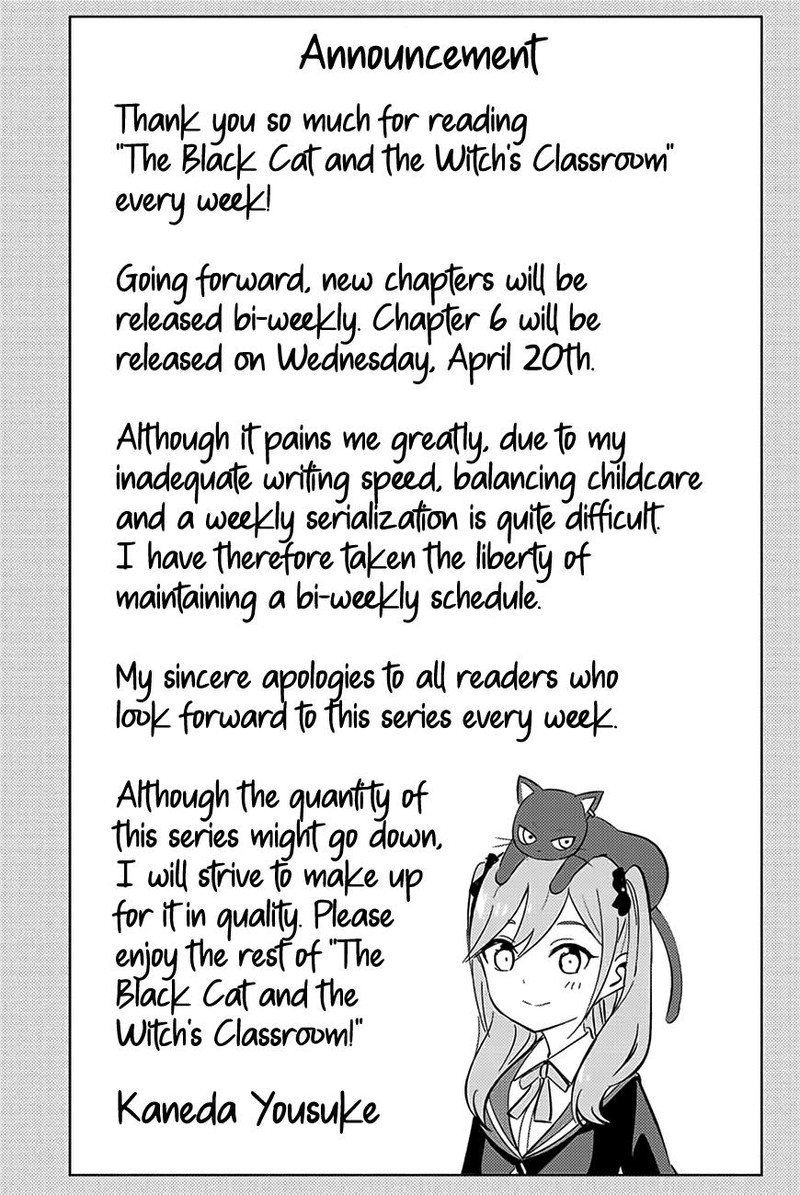 Kuroneko To Majo No Kyoushitsu Chapter 5 Page 27