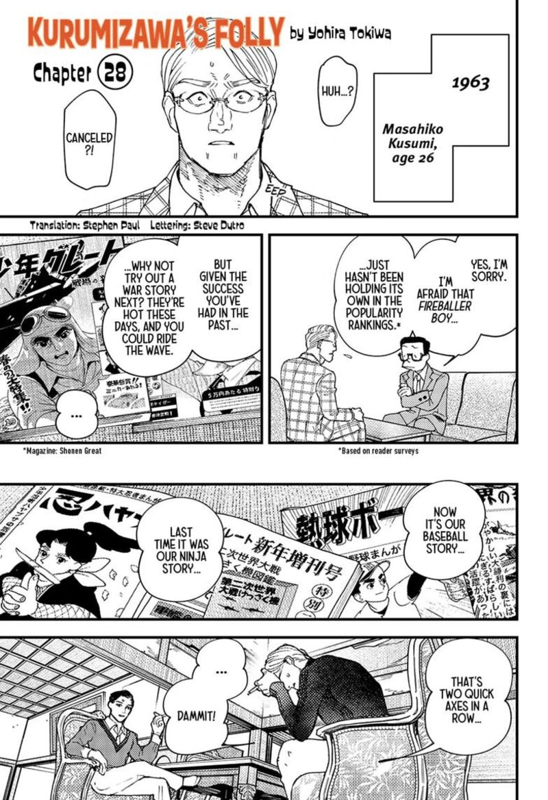 Kurumizawa Yoshihiko No Gukou Chapter 28 Page 1
