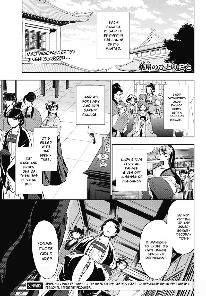 Kusuriya No Hitorigoto Chapter 16 Page 1