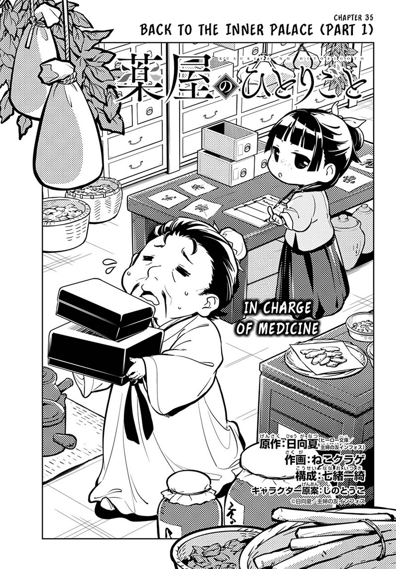 Kusuriya No Hitorigoto Chapter 35a Page 2