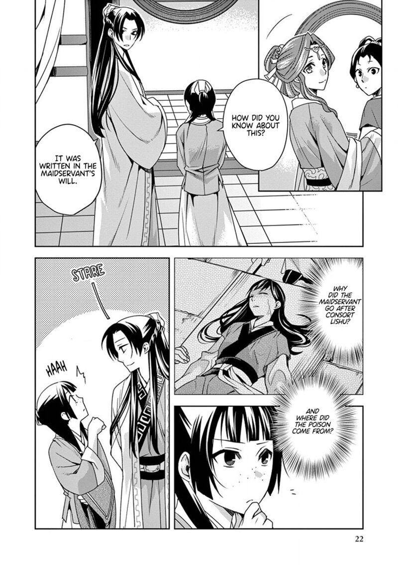 Kusuriya No Hitorigoto Maomao No Koukyuu Nazotoki Techou Chapter 10 Page 22