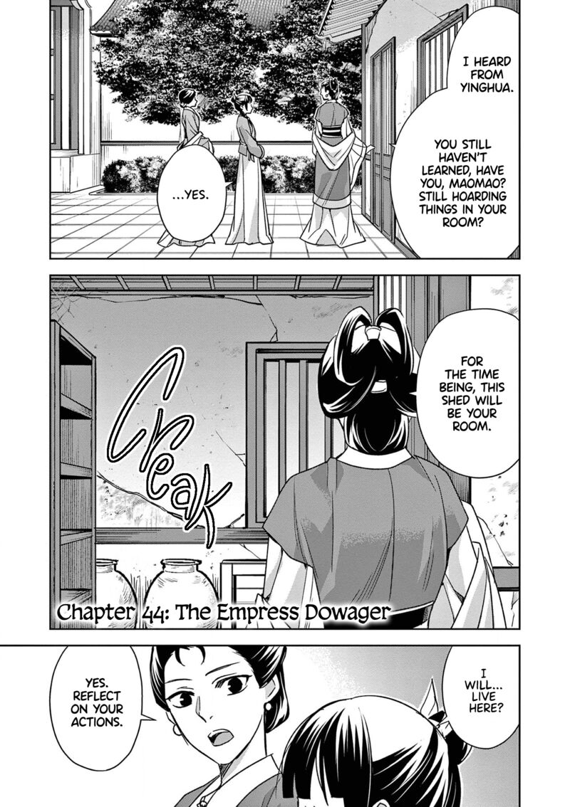 Kusuriya No Hitorigoto Maomao No Koukyuu Nazotoki Techou Chapter 44 Page 1