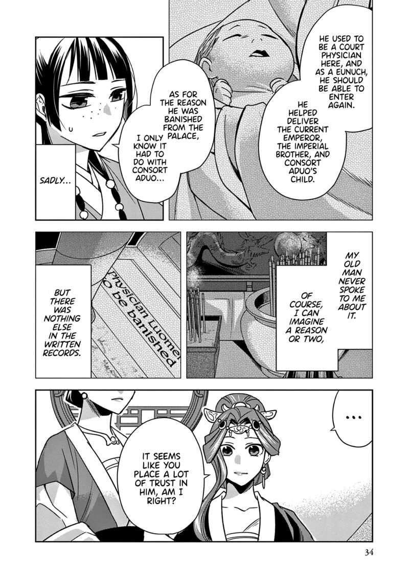 Kusuriya No Hitorigoto Maomao No Koukyuu Nazotoki Techou Chapter 58 Page 34