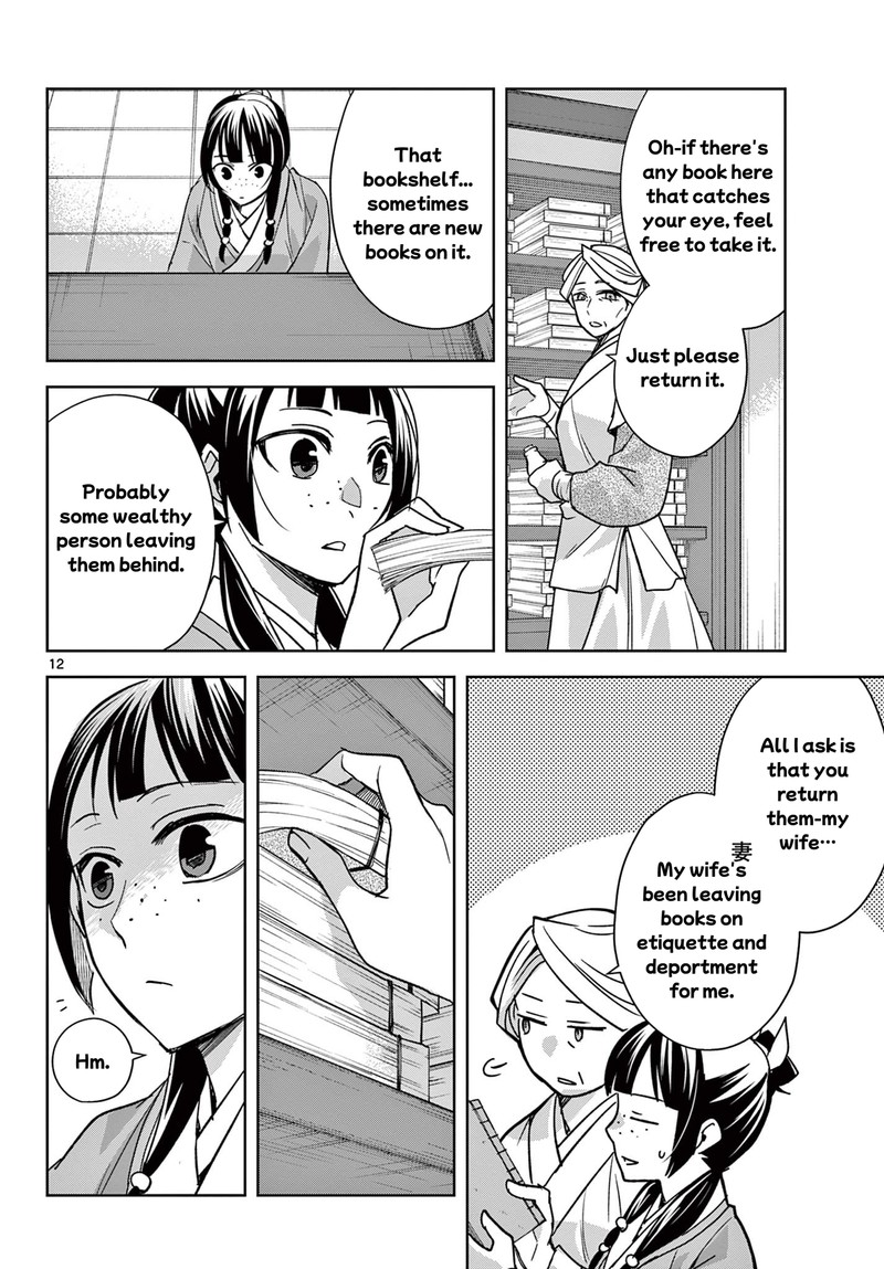 Kusuriya No Hitorigoto Maomao No Koukyuu Nazotoki Techou Chapter 60a Page 12