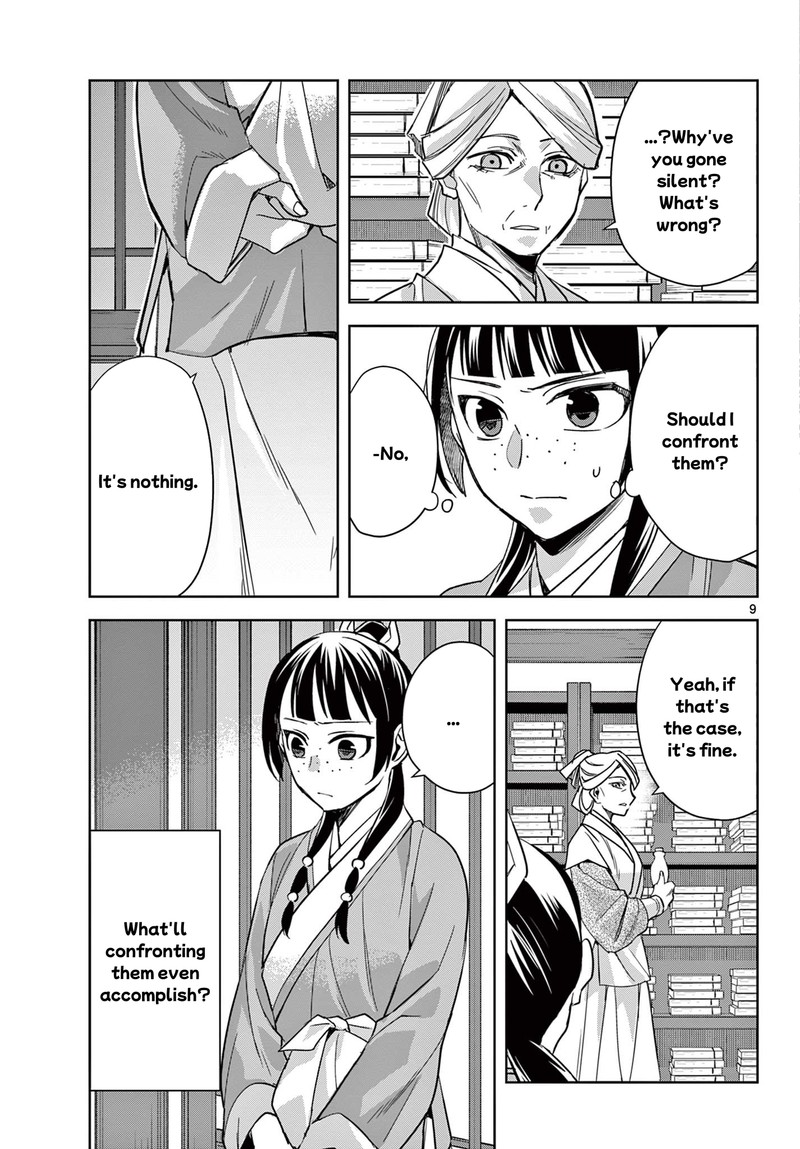 Kusuriya No Hitorigoto Maomao No Koukyuu Nazotoki Techou Chapter 60a Page 9