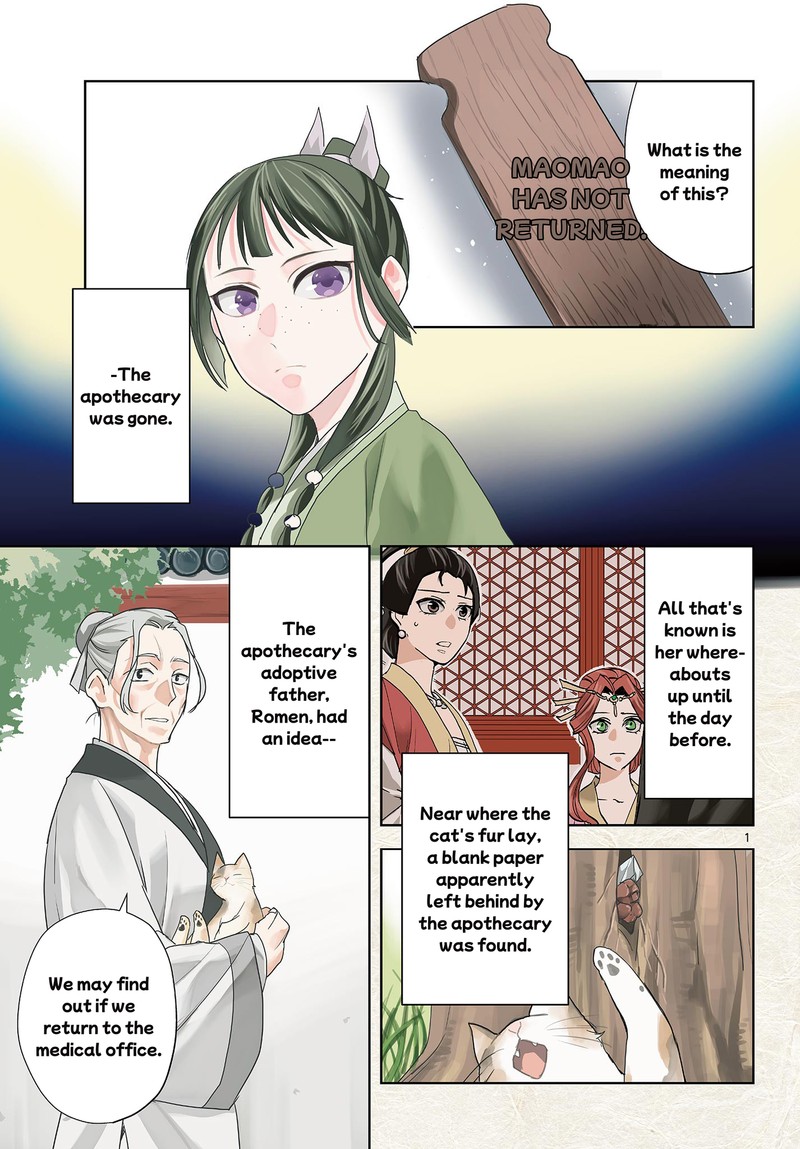 Kusuriya No Hitorigoto Maomao No Koukyuu Nazotoki Techou Chapter 62a Page 1