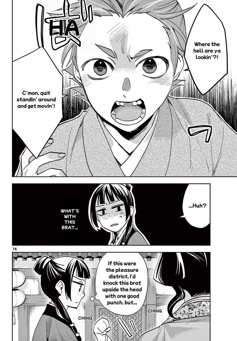 Kusuriya No Hitorigoto Maomao No Koukyuu Nazotoki Techou Chapter 63a Page 16