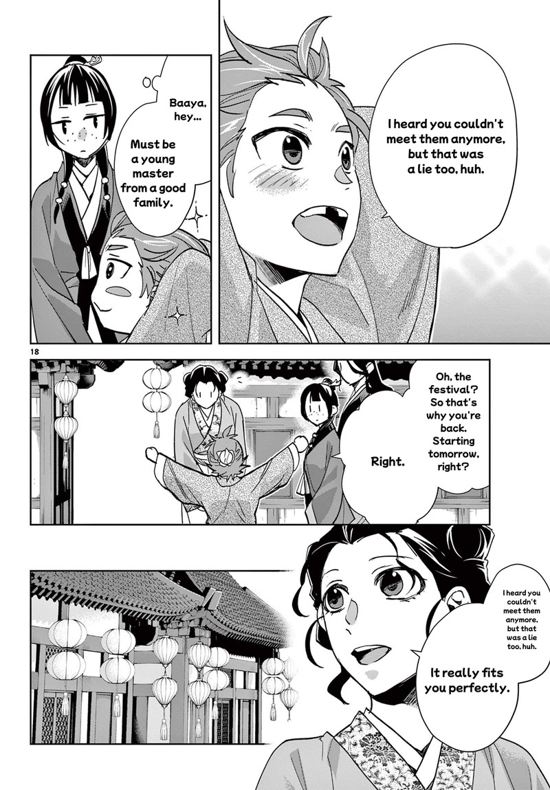 Kusuriya No Hitorigoto Maomao No Koukyuu Nazotoki Techou Chapter 63a Page 18