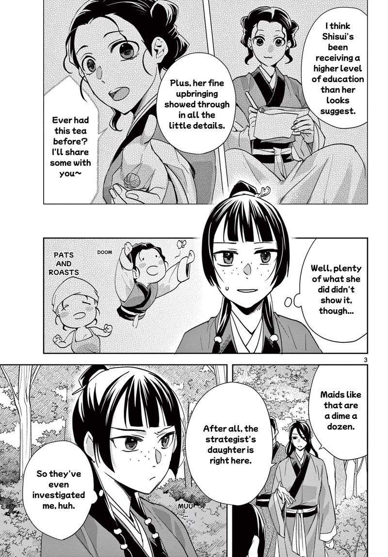 Kusuriya No Hitorigoto Maomao No Koukyuu Nazotoki Techou Chapter 63a Page 3