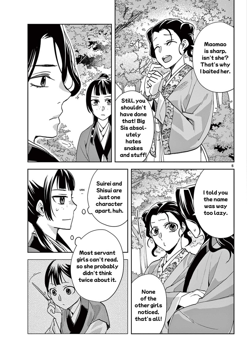 Kusuriya No Hitorigoto Maomao No Koukyuu Nazotoki Techou Chapter 63a Page 5
