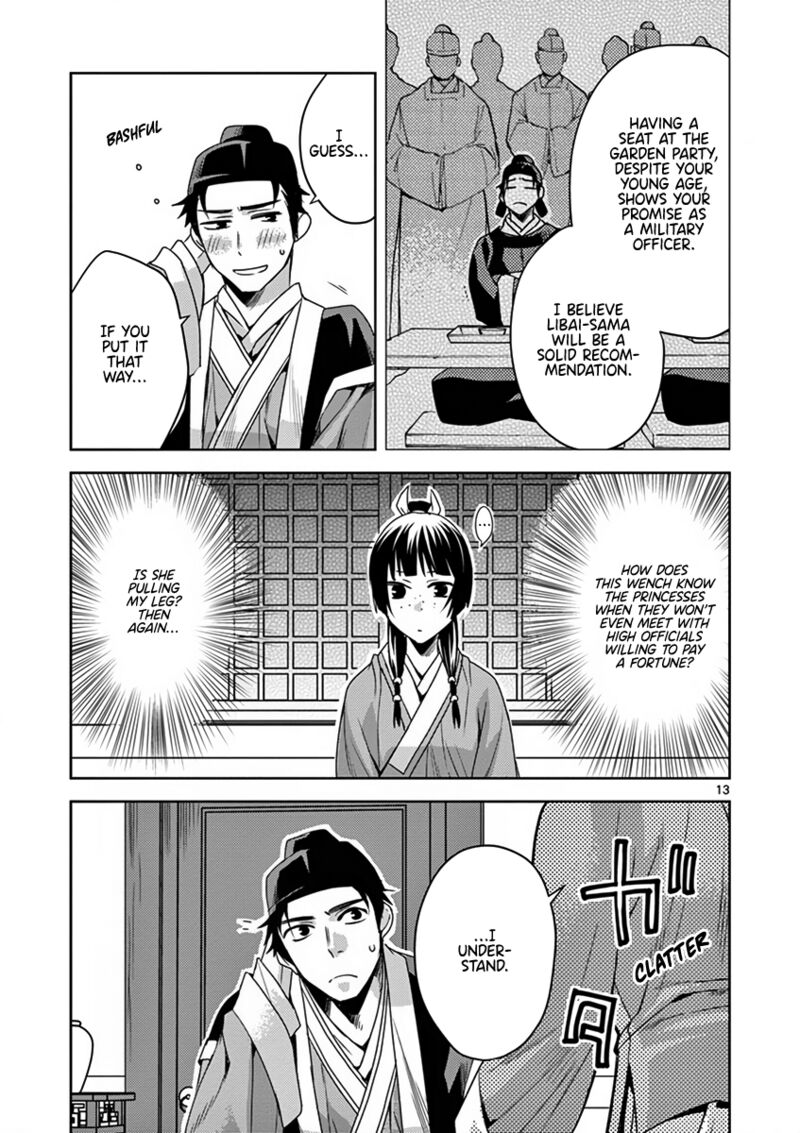 Kusuriya No Hitorigoto Maomao No Koukyuu Nazotoki Techou Chapter 8 Page 13