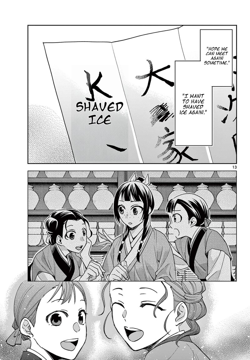 Kusuriya No Hitorigoto Maomao No Koukyuu Nazotoki Techou Chapter 84 Page 13
