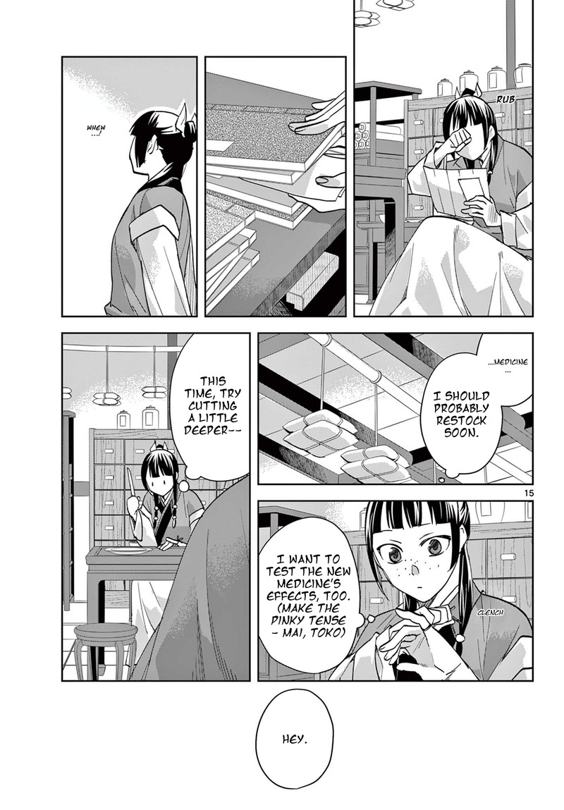 Kusuriya No Hitorigoto Maomao No Koukyuu Nazotoki Techou Chapter 84 Page 15