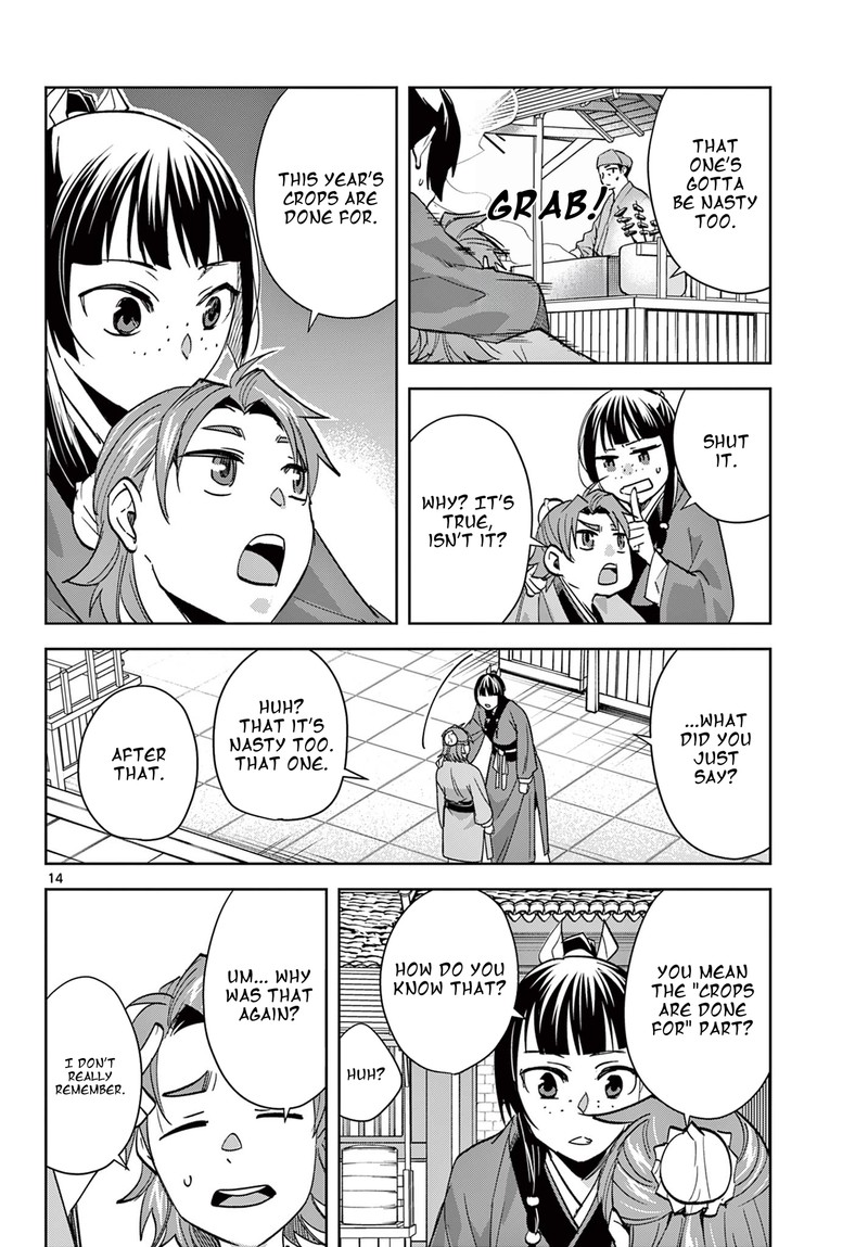 Kusuriya No Hitorigoto Maomao No Koukyuu Nazotoki Techou Chapter 85a Page 14