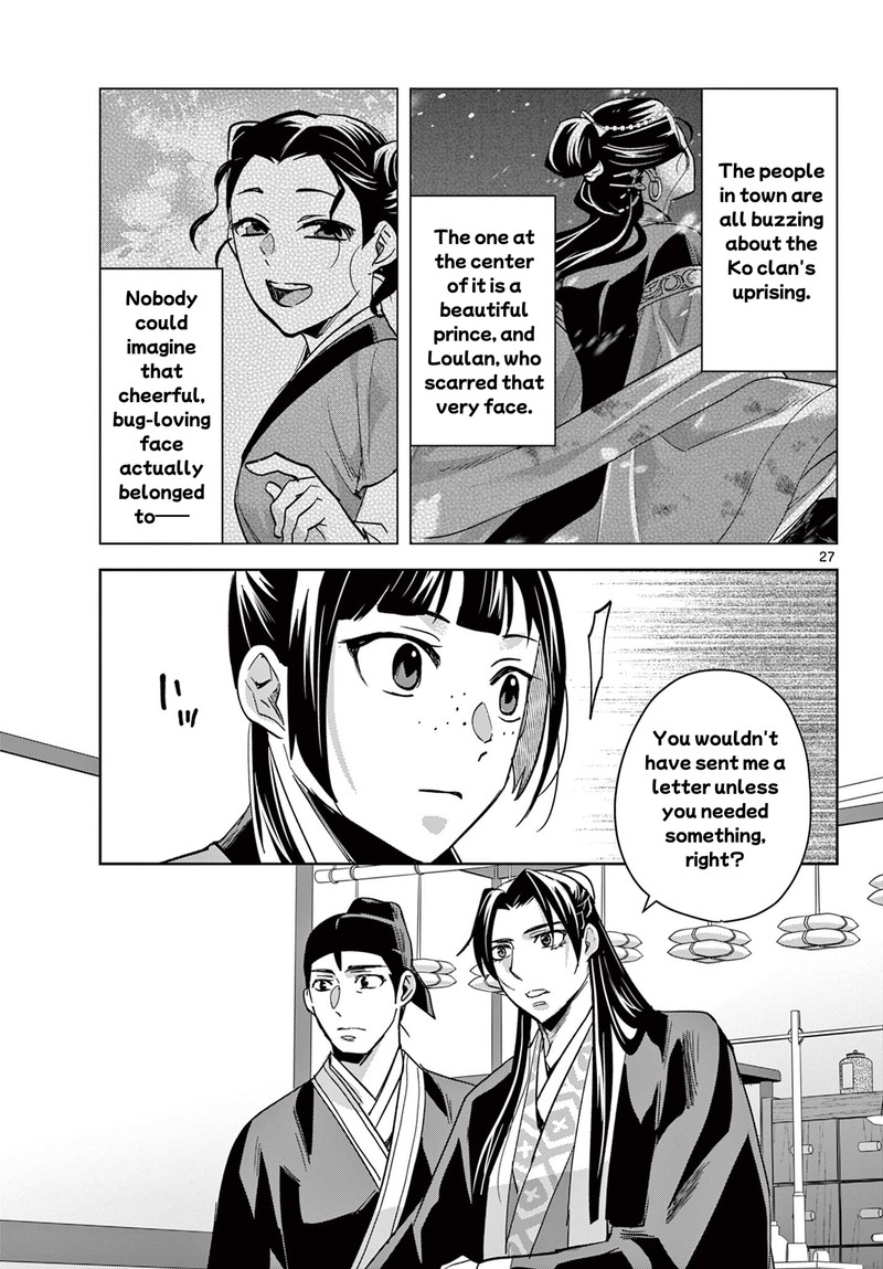 Kusuriya No Hitorigoto Maomao No Koukyuu Nazotoki Techou Chapter 86 Page 27