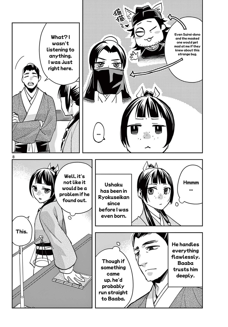 Kusuriya No Hitorigoto Maomao No Koukyuu Nazotoki Techou Chapter 86 Page 8