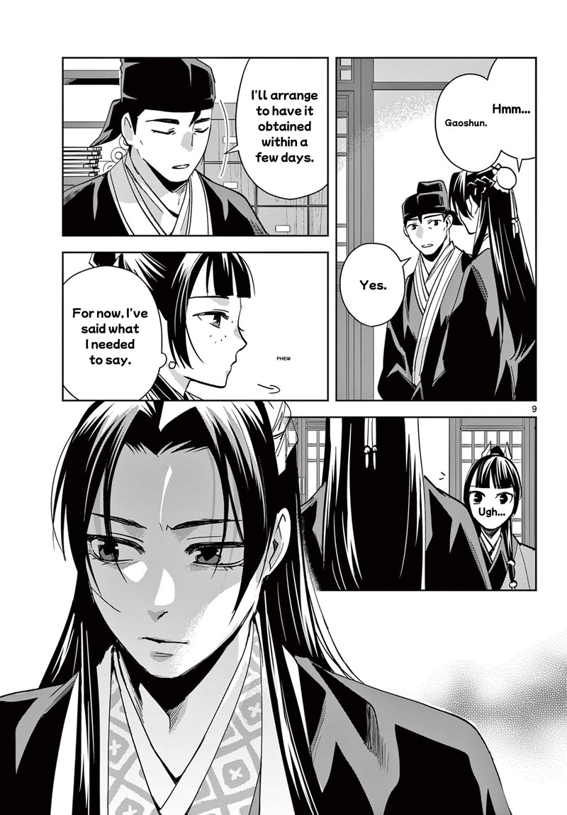 Kusuriya No Hitorigoto Maomao No Koukyuu Nazotoki Techou Chapter 87a Page 9