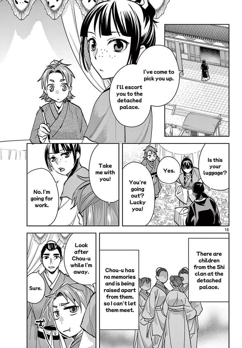 Kusuriya No Hitorigoto Maomao No Koukyuu Nazotoki Techou Chapter 90 Page 15