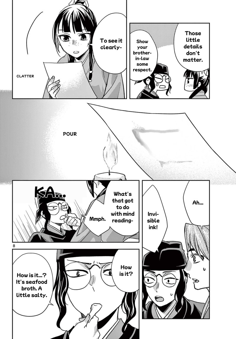 Kusuriya No Hitorigoto Maomao No Koukyuu Nazotoki Techou Chapter 95a Page 8