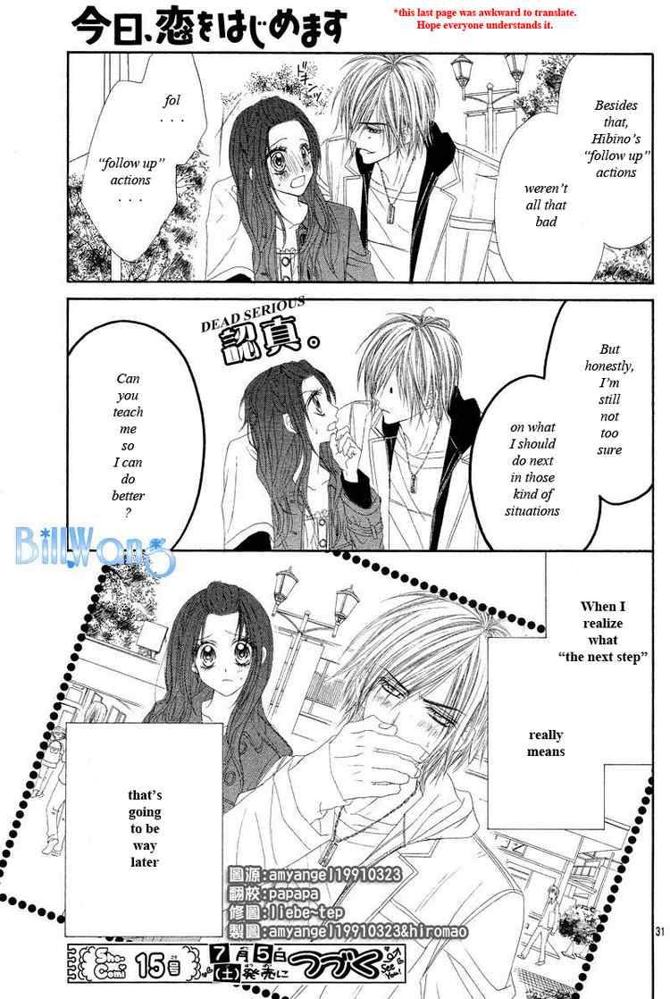 Kyou Koi Wo Hajimemasu Chapter 19 Page 29