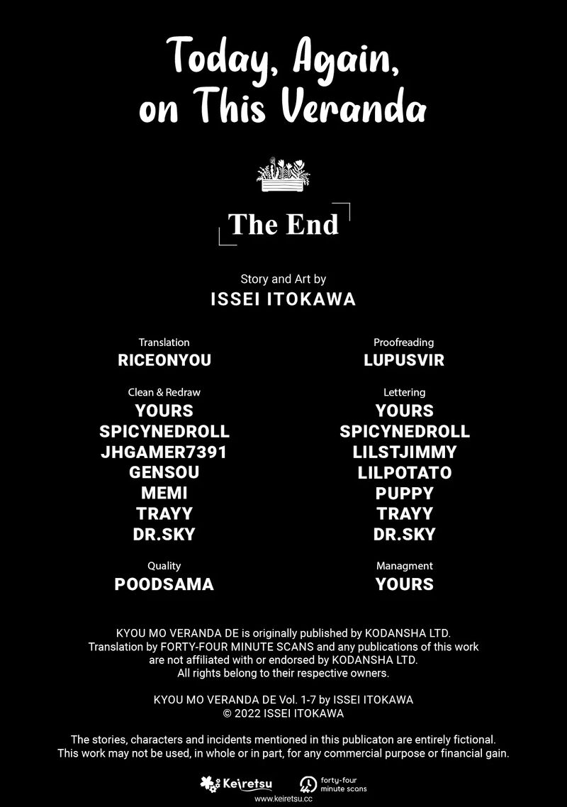 Kyou Mo Veranda De Chapter 90 Page 23