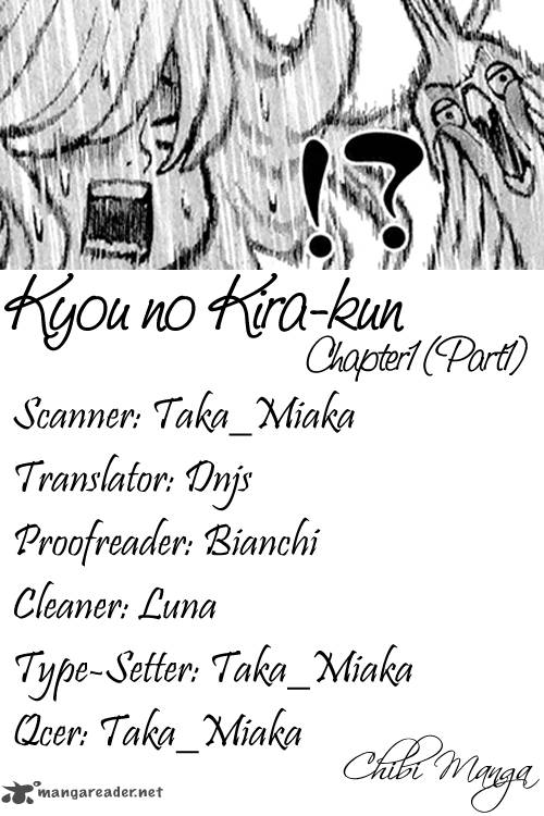 Kyou No Kira Kun Chapter 1 Page 1
