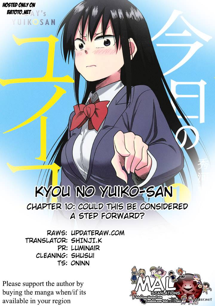 Kyou No Yuiko San Chapter 10 Page 1