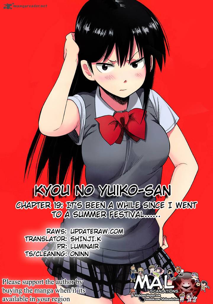 Kyou No Yuiko San Chapter 19 Page 1