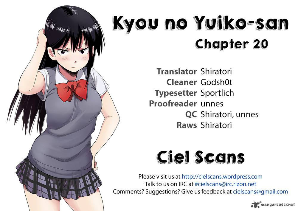 Kyou No Yuiko San Chapter 20 Page 1