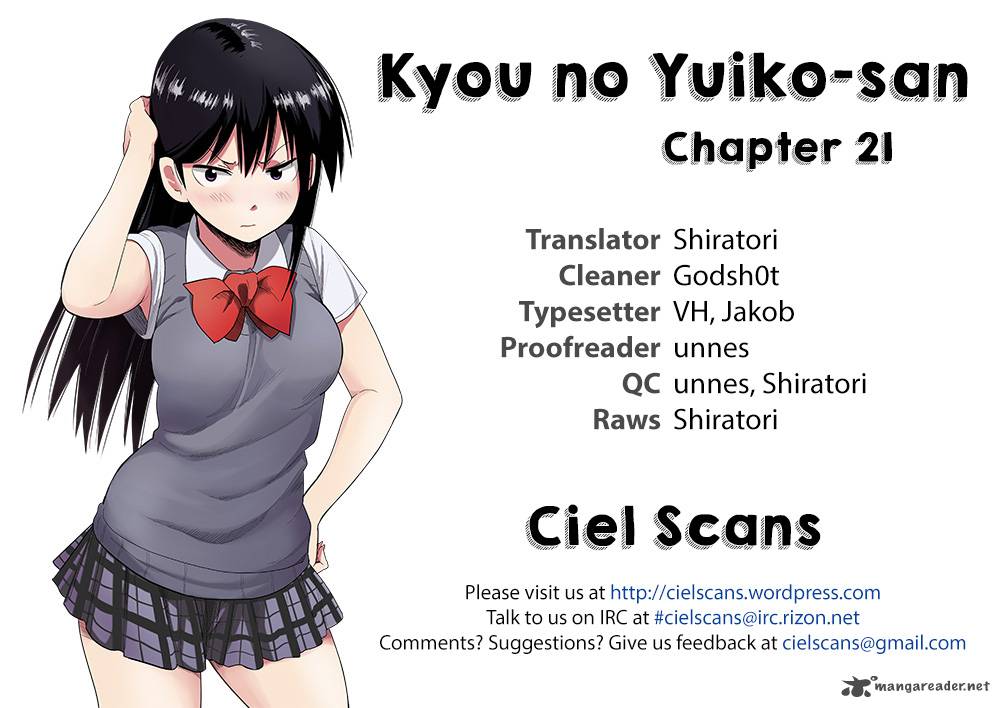 Kyou No Yuiko San Chapter 21 Page 1