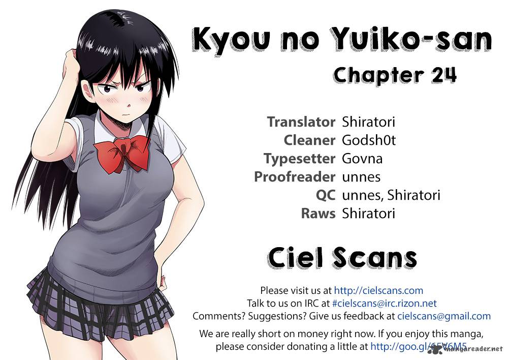 Kyou No Yuiko San Chapter 24 Page 1