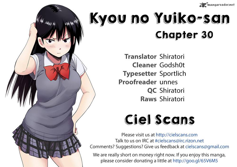 Kyou No Yuiko San Chapter 30 Page 1