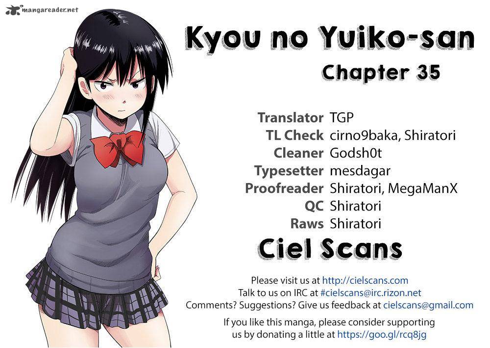 Kyou No Yuiko San Chapter 35 Page 1