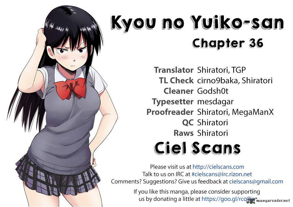 Kyou No Yuiko San Chapter 36 Page 1