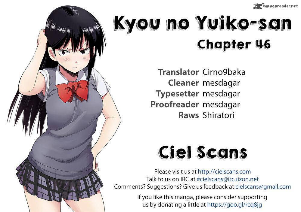 Kyou No Yuiko San Chapter 46 Page 1