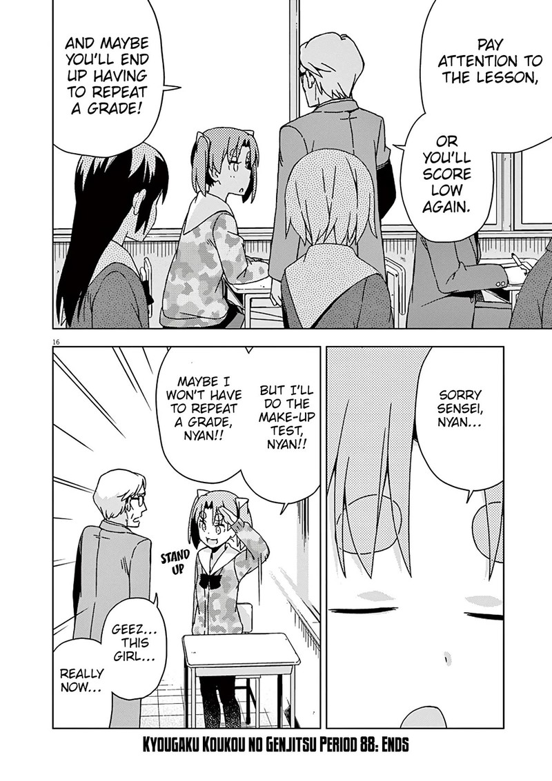 Kyougaku Koukou No Genjitsu Chapter 88 Page 18